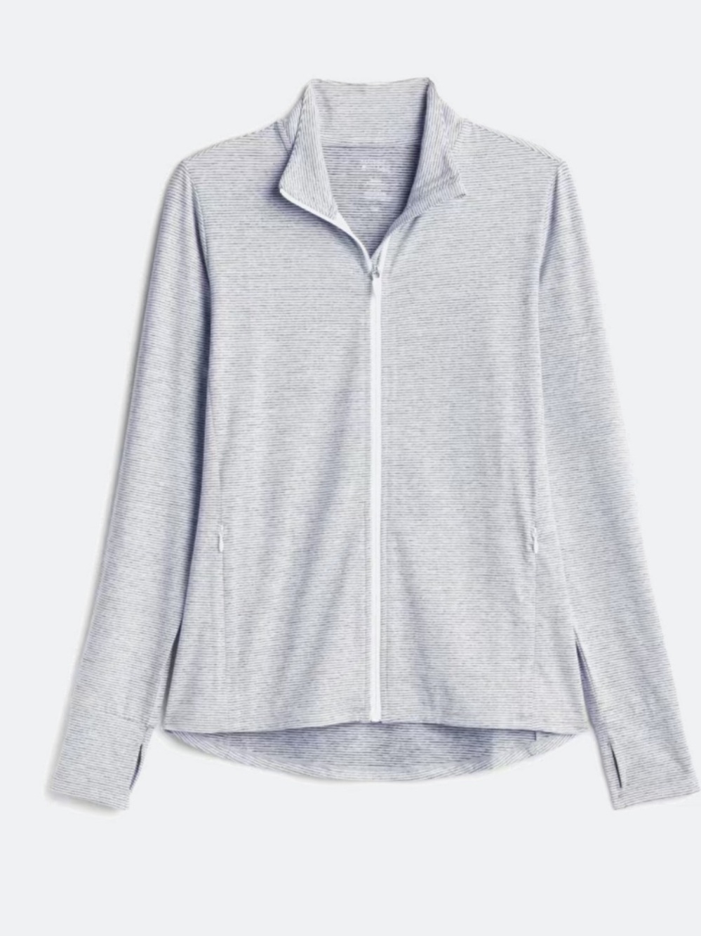 Wander WeFlex Performance Zip Up Jacket - Light Gray